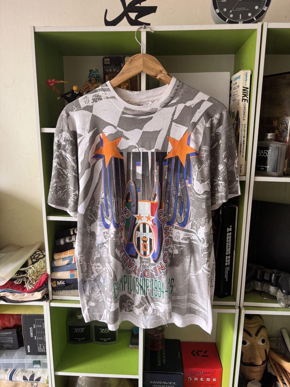Vintage VINTAGE 90s JUVENTUS CHAMPION DE ITALIA FULLPRINT Size US L / EU 52-54 / 3 - 1 Thumbnail