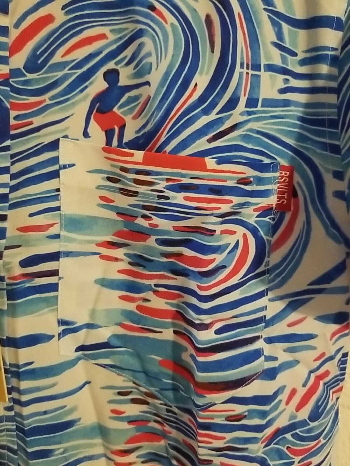 Other RSVLTS Shirt Watercolor Waves Surfer Dare Mighty Things Size US XS / EU 42 / 0 - 7 Thumbnail