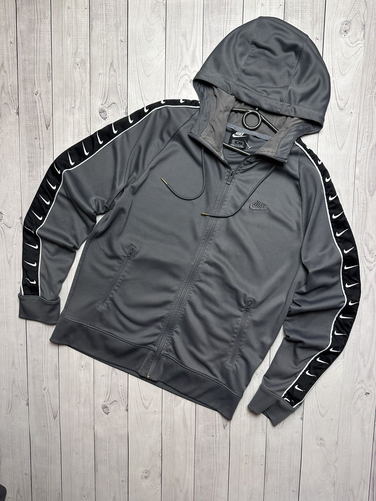 Nike × Vintage Vintage Nike Track suit swoosh logo grey size M Size US M / EU 48-50 / 2 - 3 Thumbnail