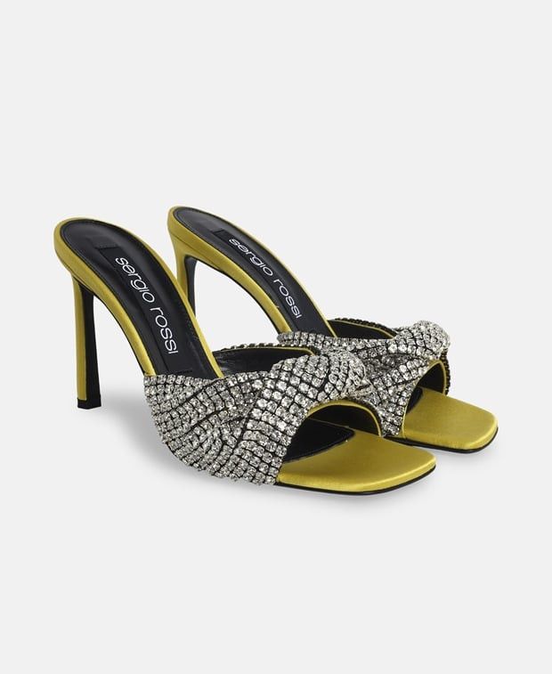 Sergio Rossi Sr Evangelie 095 Mules Size US 9 / IT 39 - 1 Thumbnail