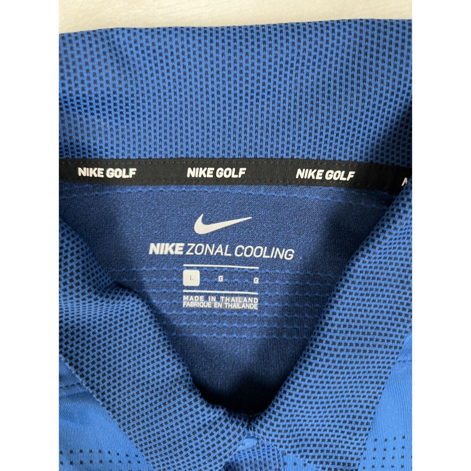 Nike Nike Golf Zonal Cooling Polo Shirt "World Golf Hall of Fame" Size US L / EU 52-54 / 3 - 4 Thumbnail