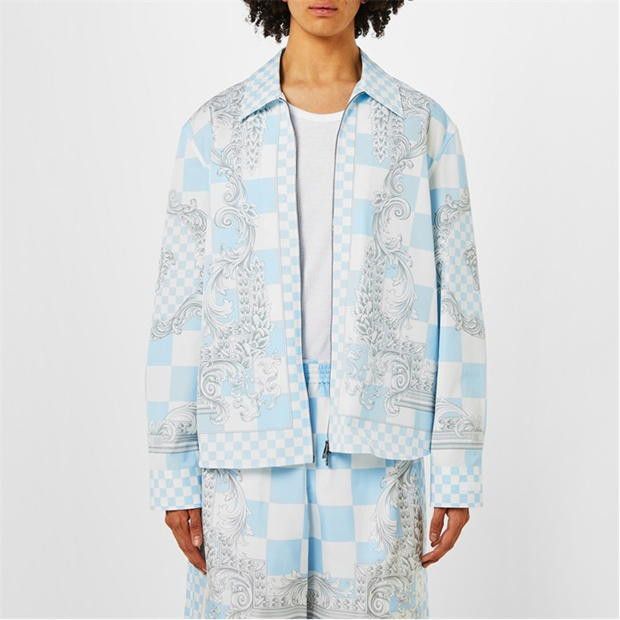 Versace o1g2r1mq0824 Shirts in Light Blue & White Size US L / EU 52-54 / 3 - 3 Thumbnail