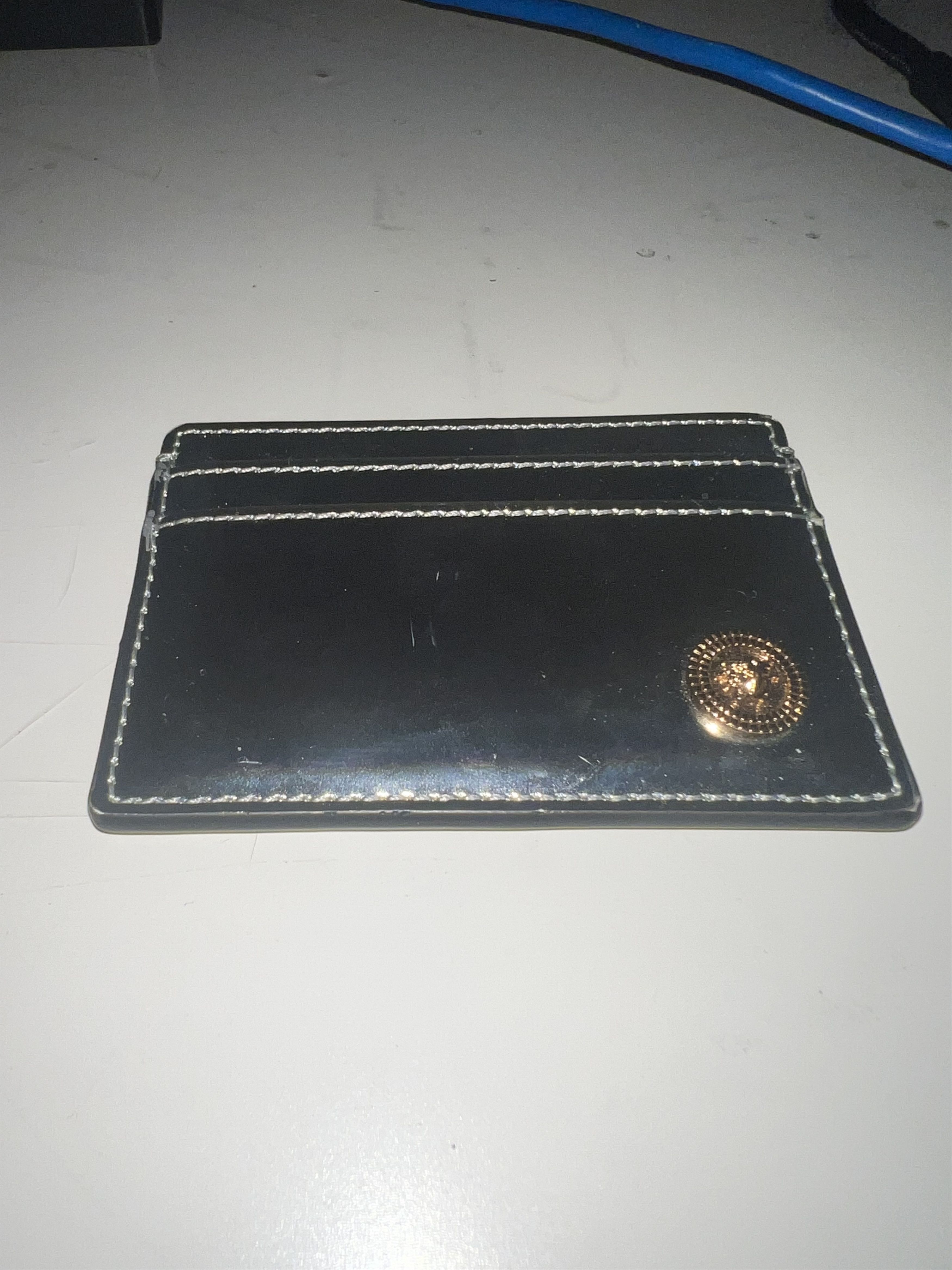Versace Versace Silver Medusa Biggie Card Holder Size ONE SIZE - 3 Thumbnail
