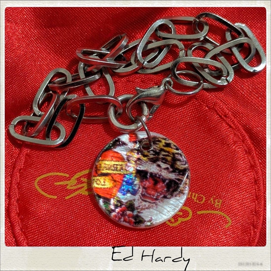 Ed Hardy ED HARDY Eternal Love Tiger Mother of Pearl Charm Bracelet Size ONE SIZE - 1 Thumbnail