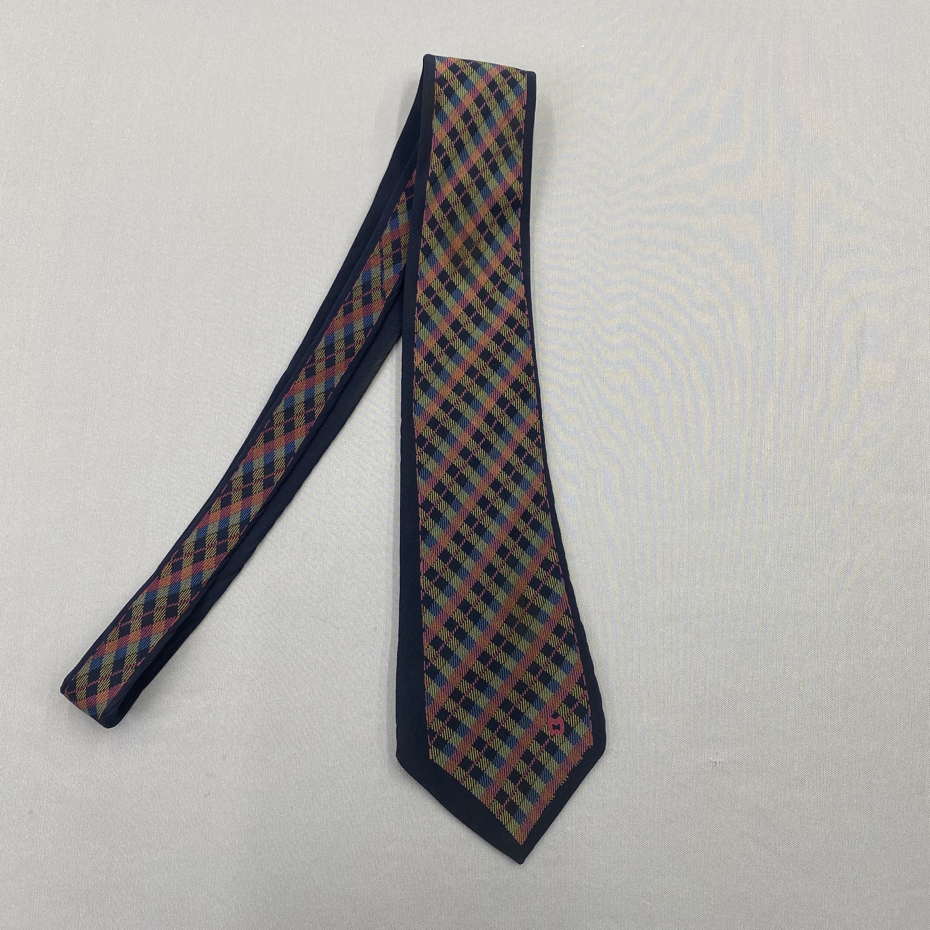 Mila Schon Vintage Mila Schon SILK Necktie Cravate Pure Silk Neck Tie Size ONE SIZE - 4 Thumbnail