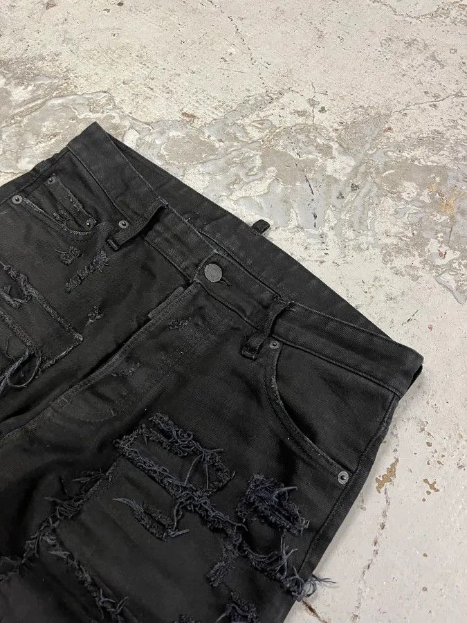 Dsquared2 SS2017 Dsquared2 Black Destroy Jean Size US 31 - 3 Thumbnail