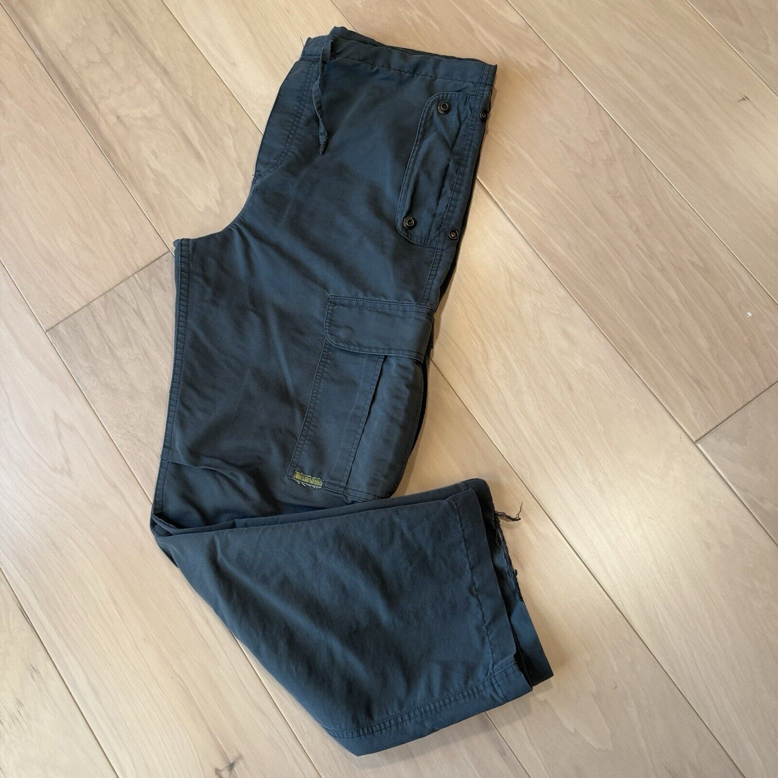 Levi's × Vintage Vintage Levis Silver Tab Cargo Pants 37 Dark Gray 90s Baggy Size US 37 - 10 Thumbnail