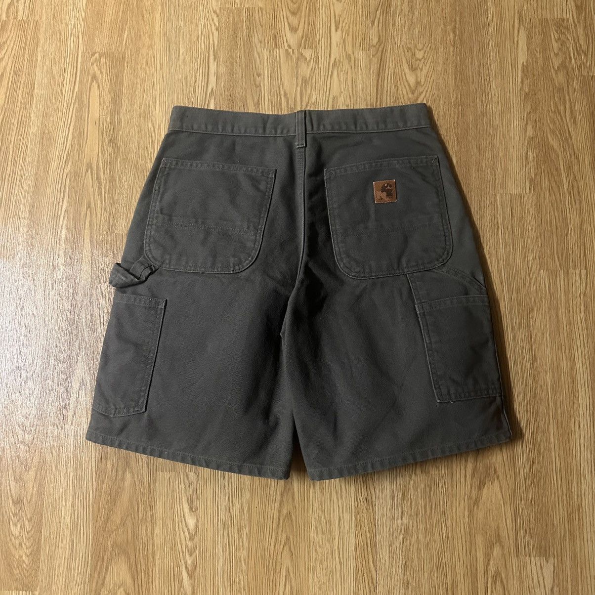 Carhartt × Vintage Carhartt Mens Canvas Carpenter Shorts 30 Moss Green B25 MOS Size US 30 / EU 46 - 2 Thumbnail