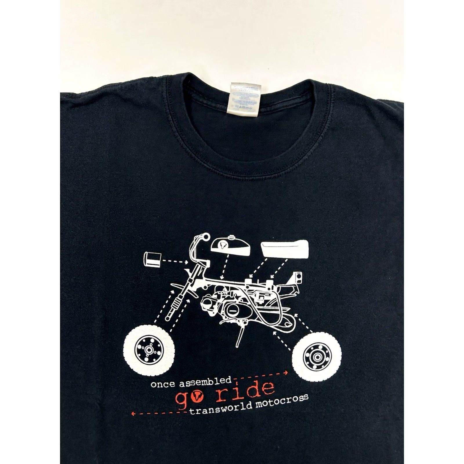 Vintage Vintage Transworld Motocross Magazine Promo Shirt Large 2000s Go Ride Tee Size US L / EU 52-54 / 3 - 3 Thumbnail