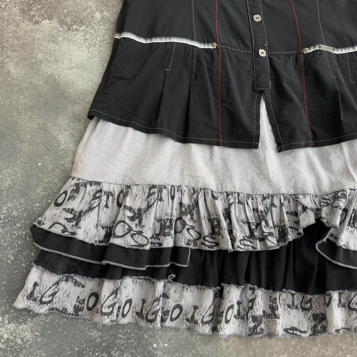 20471120 × Japanese Brand C’Fait Pour Vous Paris Vintage Avant Garde Dress Size L / US 10 / IT 46 - 7 Thumbnail