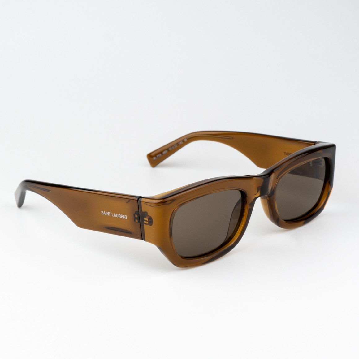 Yves Saint Laurent NEW Saint Laurent SL713 003 Rectangle Unisex Sunglasses Size ONE SIZE - 4 Thumbnail