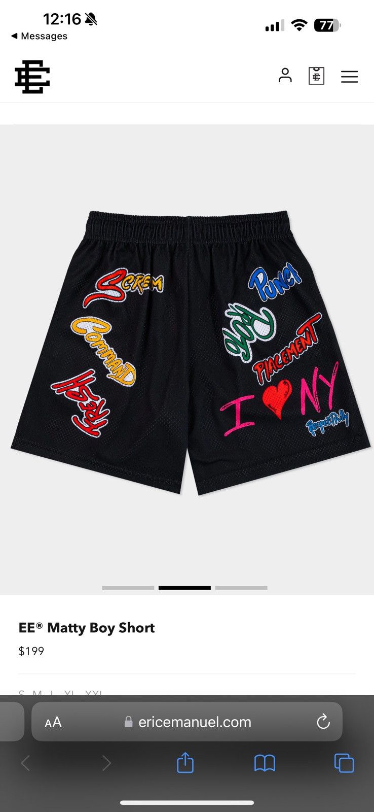 Eric Emanuel ERIC EMANUEL MATTY BOY COLLAB | Grailed