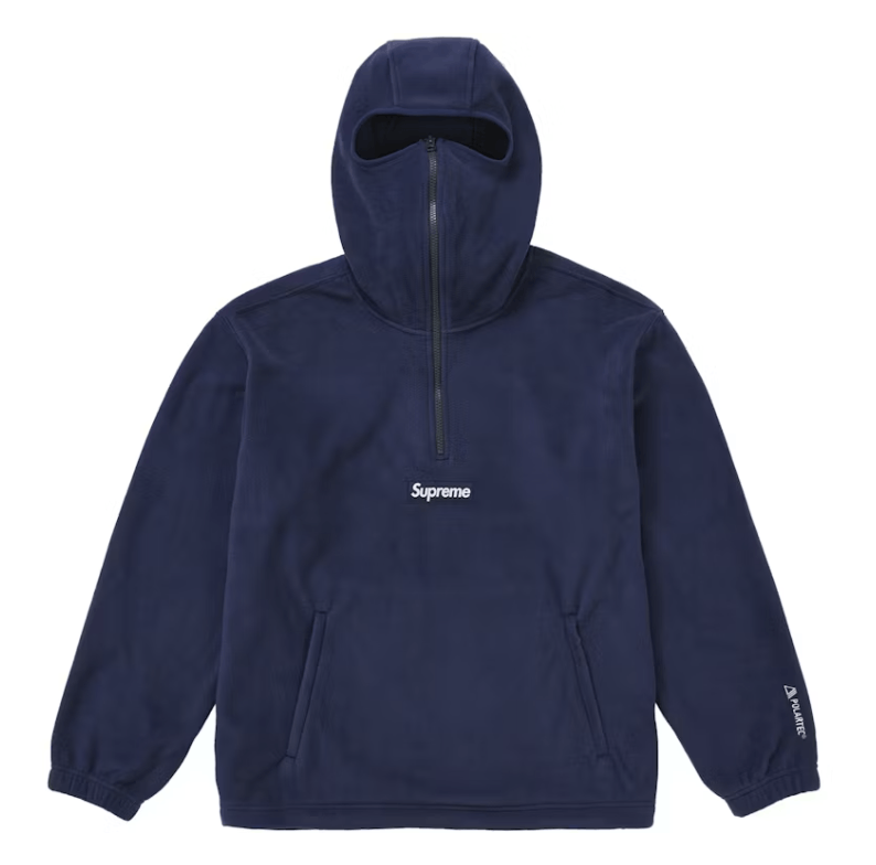 Polartec × Supreme Supreme Polartec Facemask Half Zip Hooded