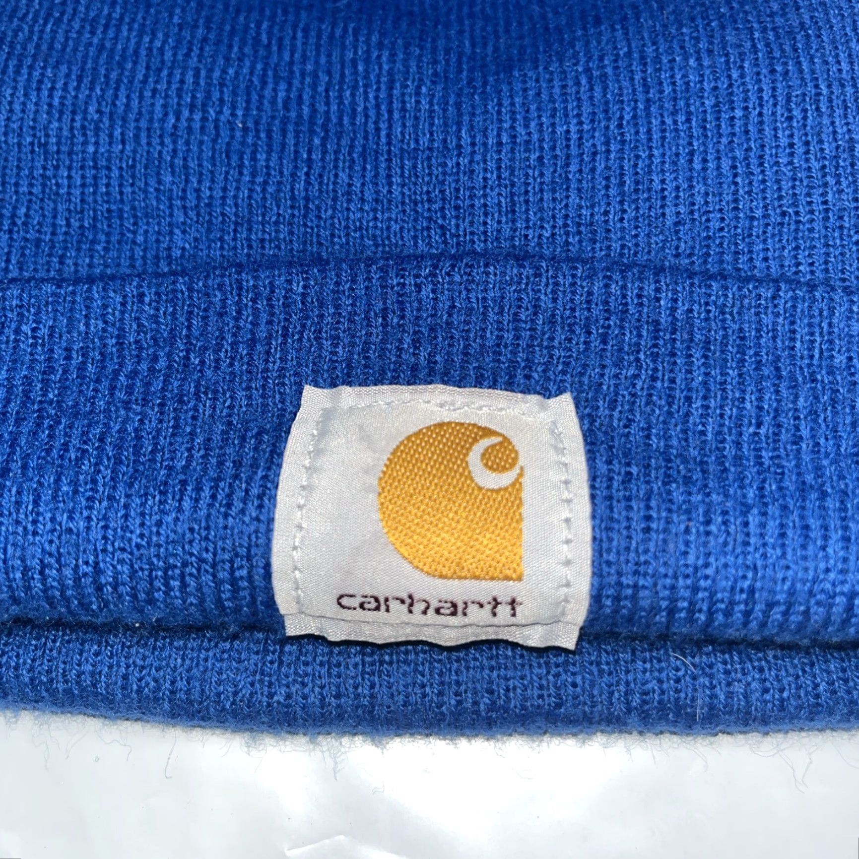 Carhartt Carhartt Beanie Adult One Size Upper Michigan Patch Royal Blue Knit Hat Size ONE SIZE - 2 Thumbnail