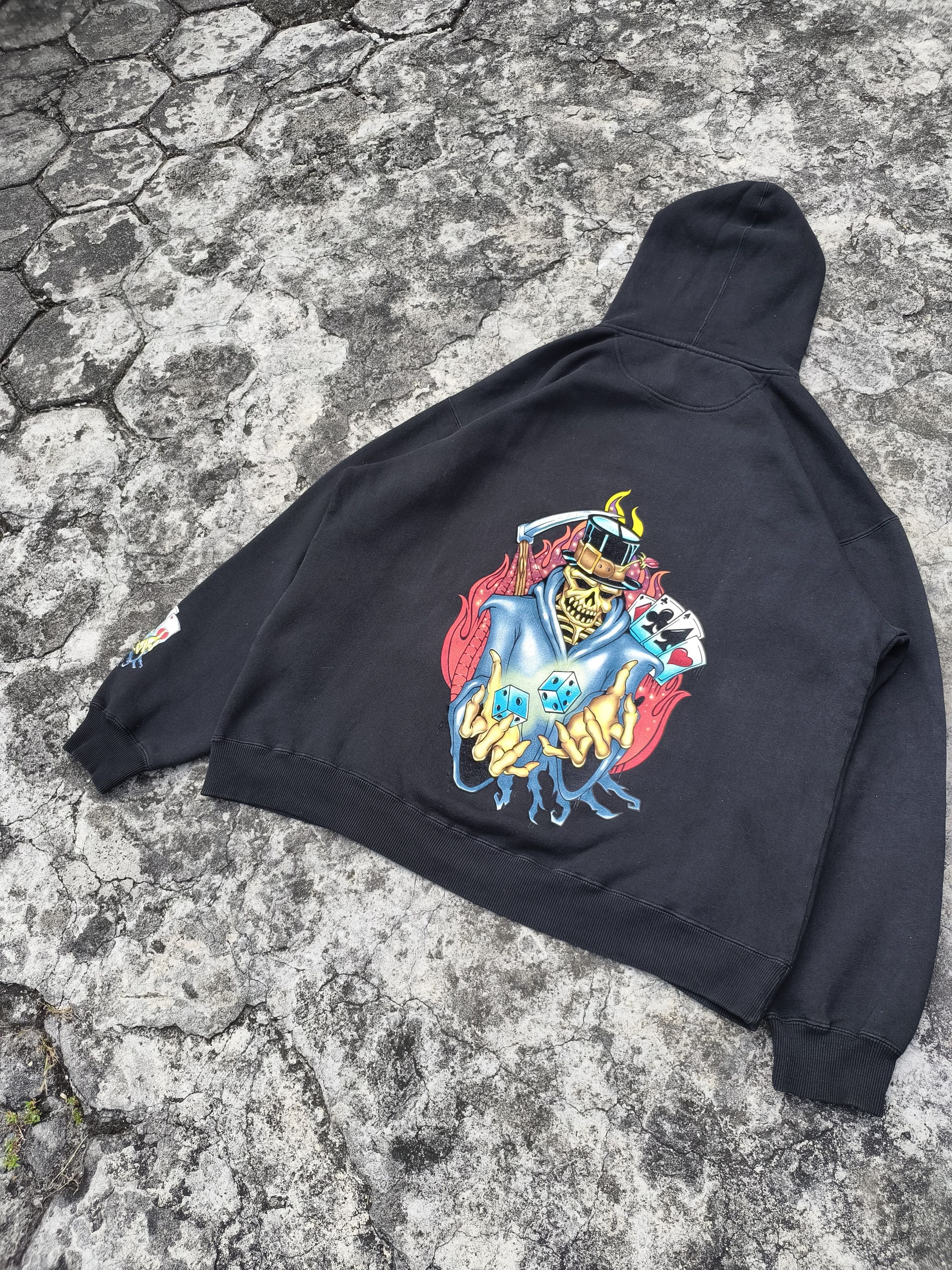 JNCO JNCO Grim Reaper Hoodie Size US XL / EU 56 / 4 - 2 Thumbnail