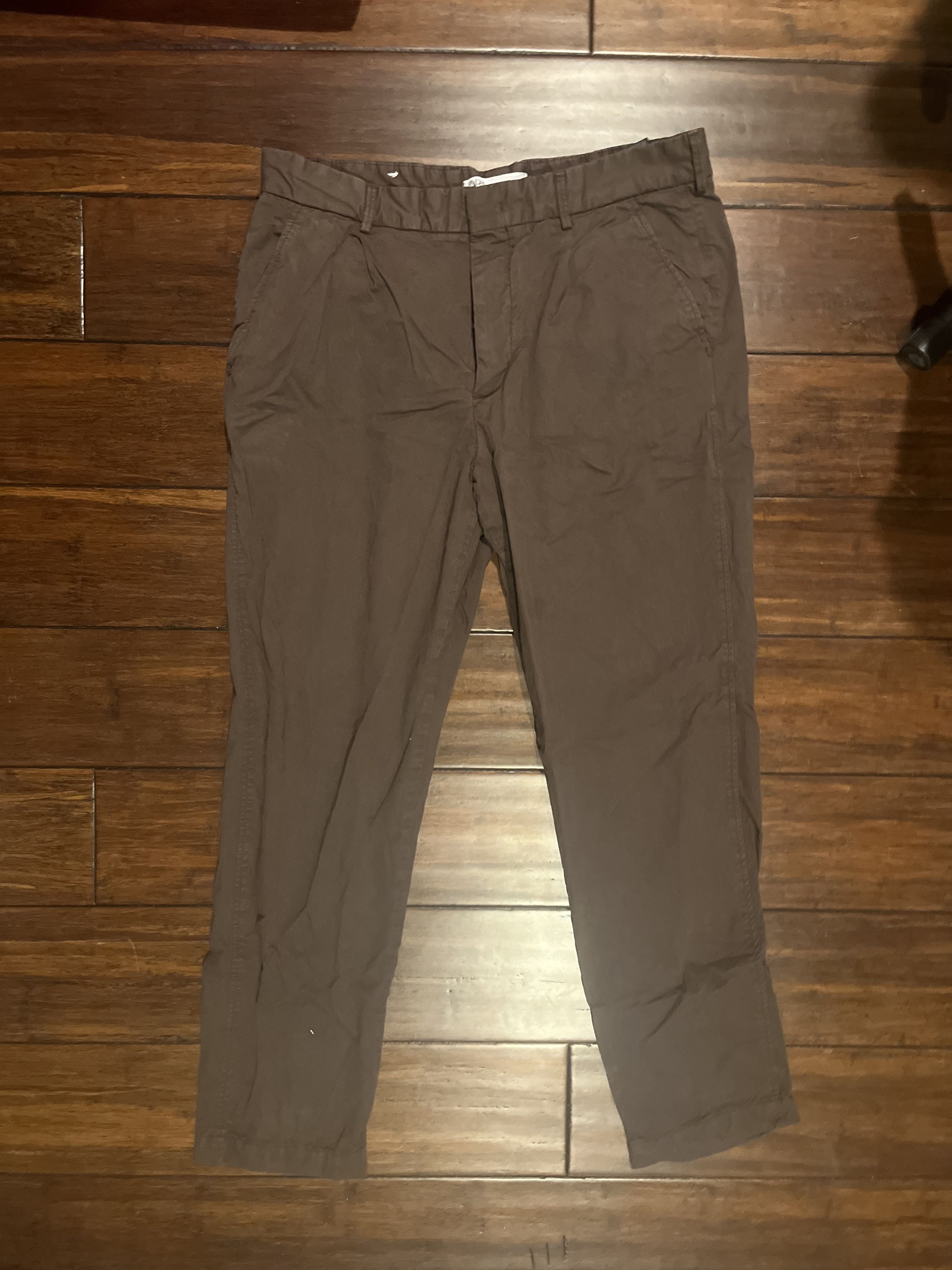 Zara Zara Pants Brown Size US 32 / EU 48 - 1 Thumbnail