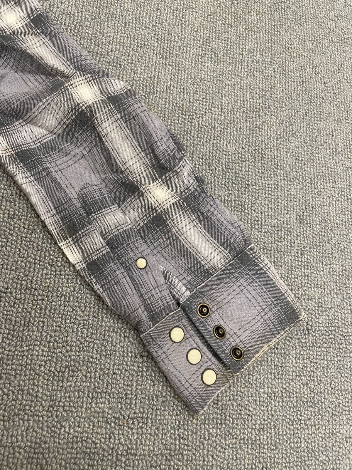 Allsaints AllSaints Checkered Long Sleeve Shirt Size US M / EU 48-50 / 2 - 9 Thumbnail