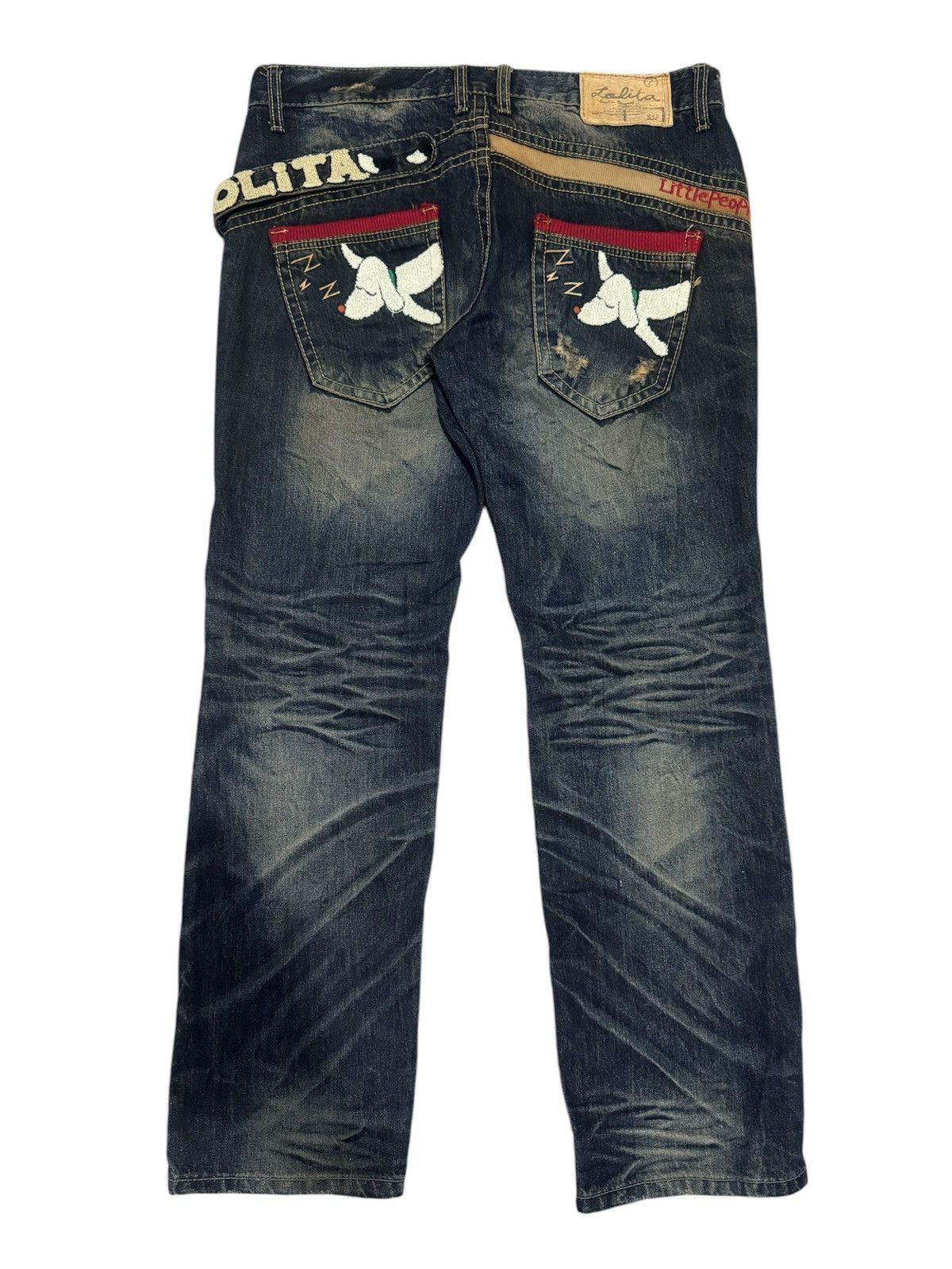 Japanese Brand Lolita Jeans Denim Yoshitomo Nara Collaboration Size XL Size US 36 / EU 52 - 1 Thumbnail