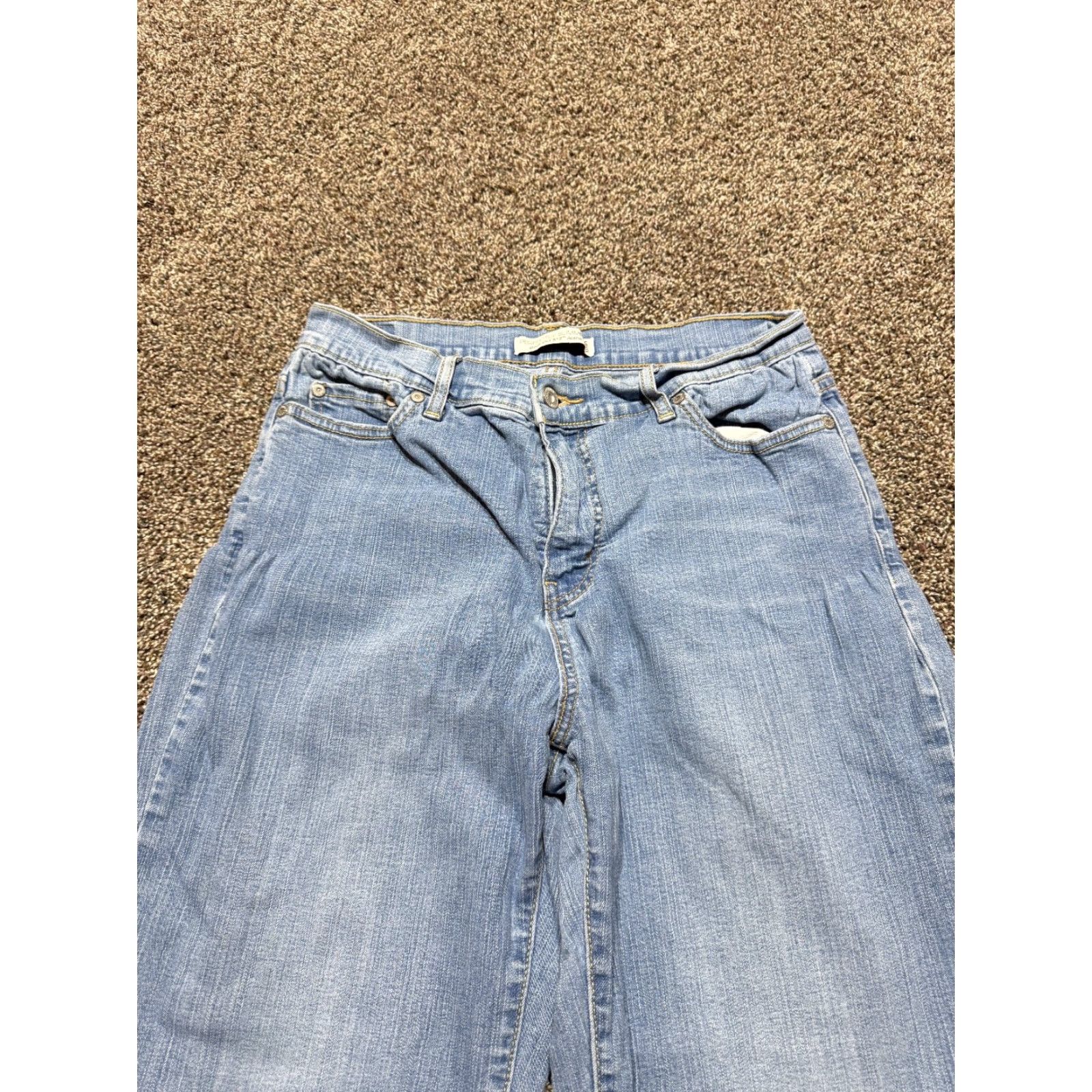 Levi's Levi's 512 Bootcut Jeans Women's Size 12 Blue Denim Stretch Slimming 5-Pocket Levi's 500 Series Size 34" / US 12 / IT 48 - 2 Thumbnail