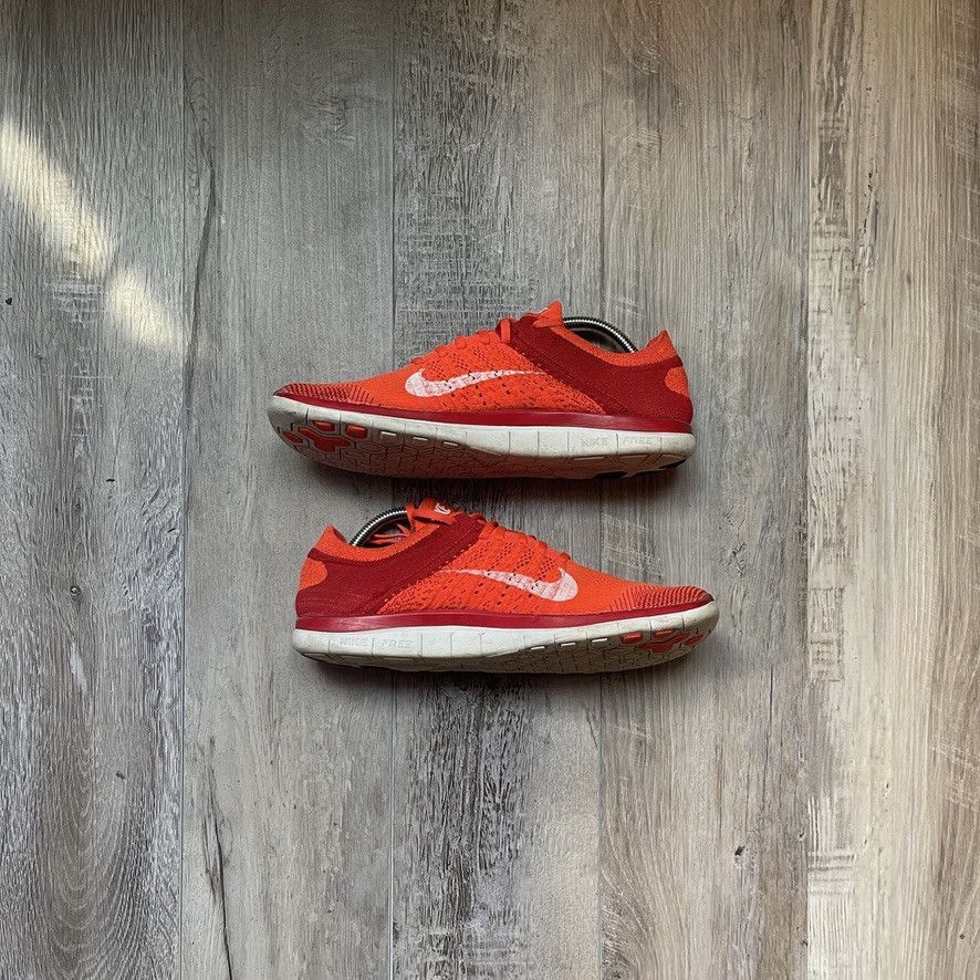 Nike NIKE • Free Flyknit 4.0 "2013 Bright Crimson" (10M) Size US 10 / EU 43 - 2 Thumbnail