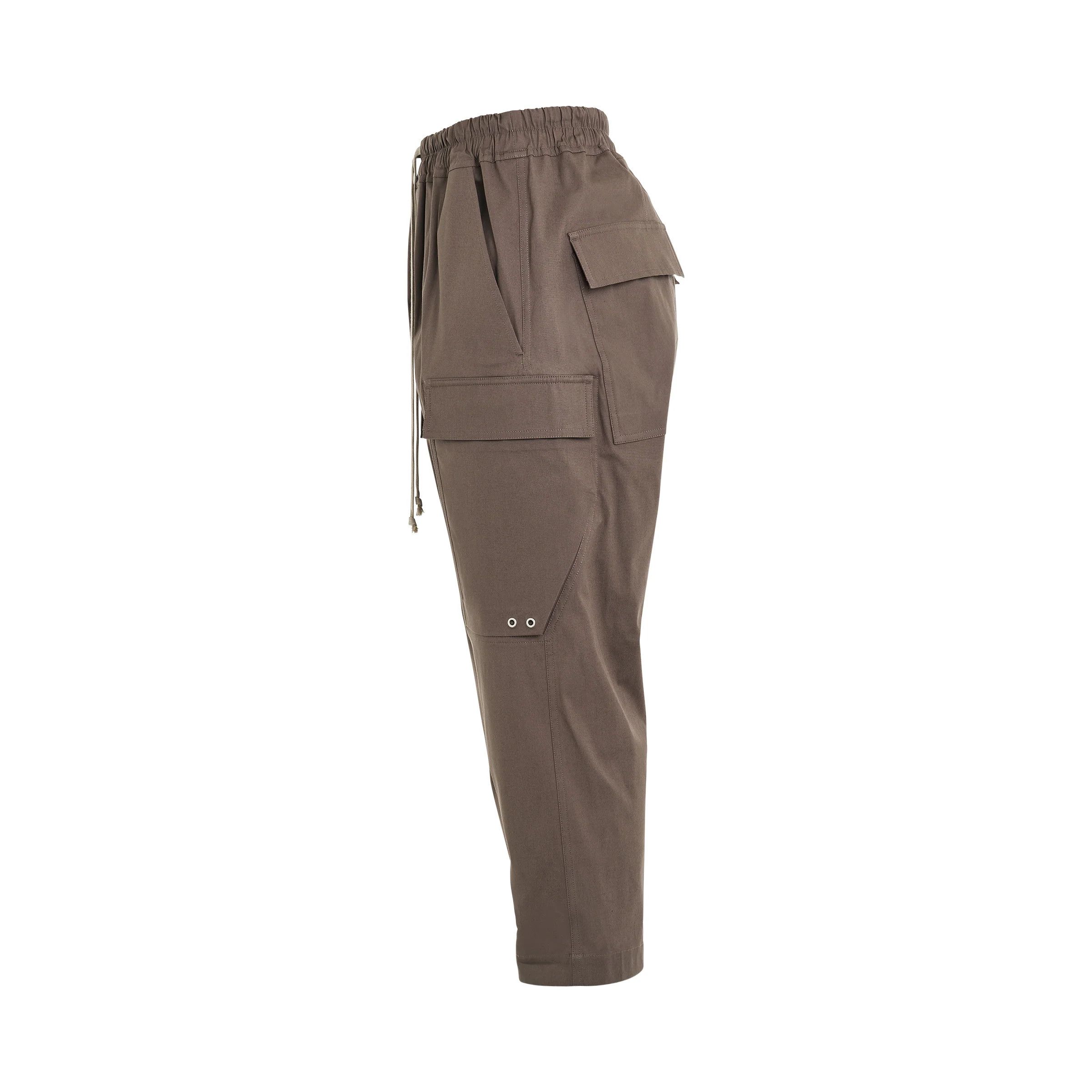 Rick Owens o1mris0824 Cargo Cropped Pants in Dust Size US 32 / EU 48 - 3 Thumbnail