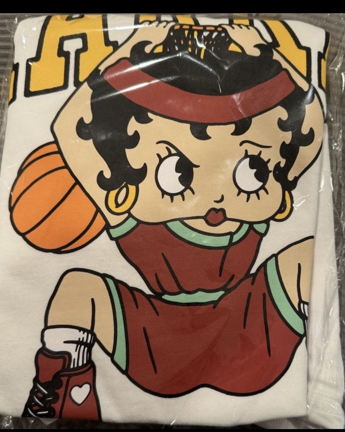 Market Betty Boop Basketball T-shirt size Small white Dunk