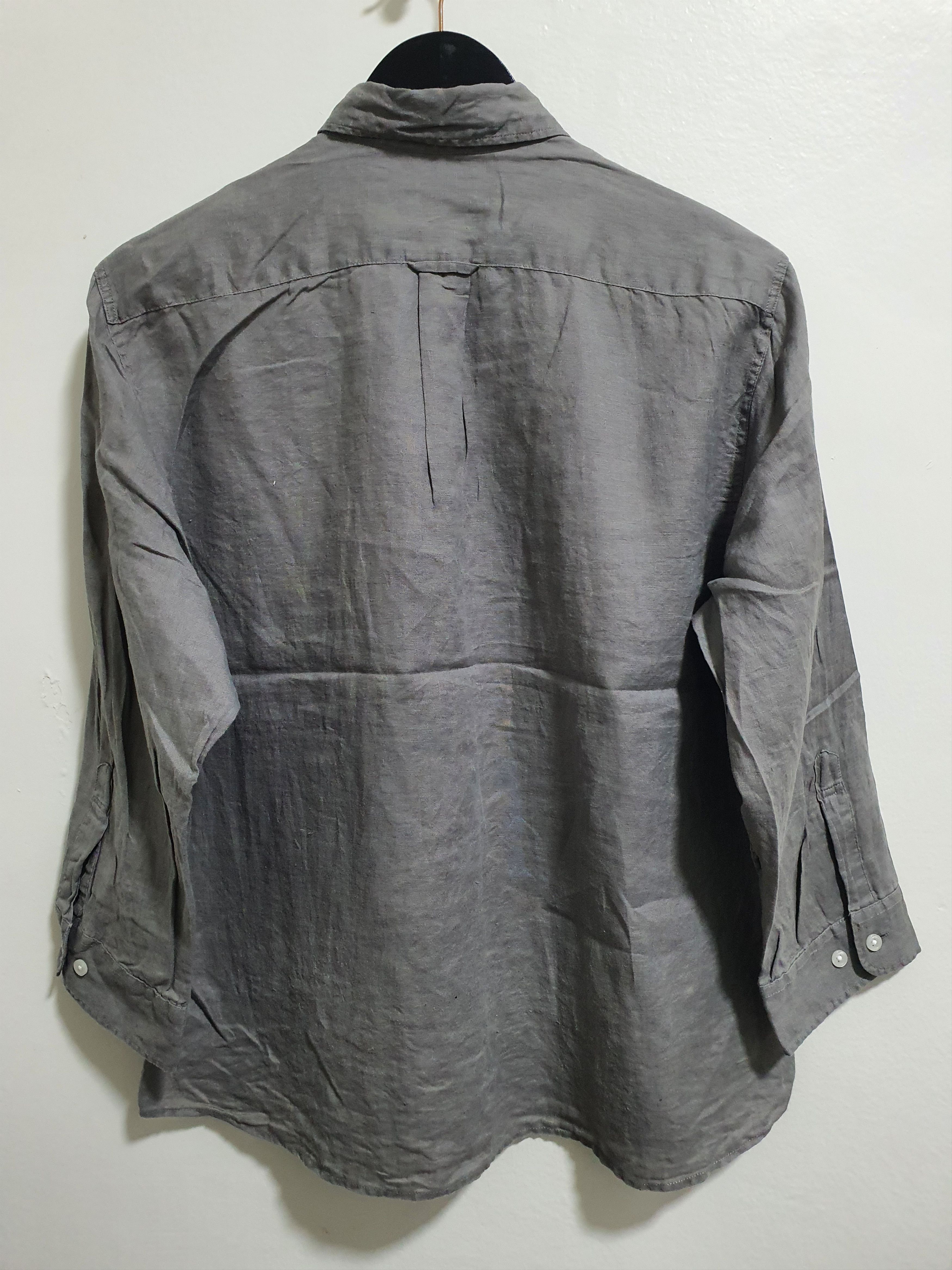 Japanese Brand × Muji MUJI 22/26.5 COOL THIN MATERIAL 3 QUARETR SLEEVE SHIRT Size US M / EU 48-50 / 2 - 3 Thumbnail