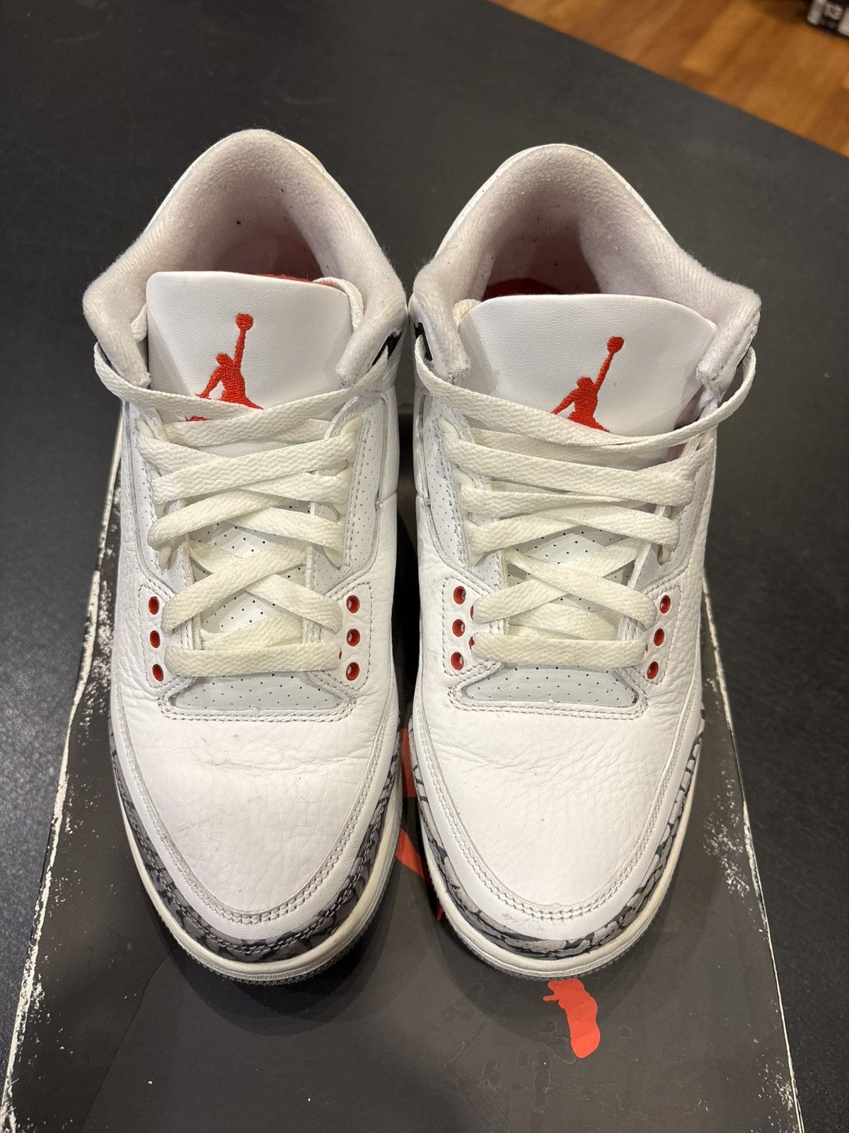 Jordan Brand Jordan 3 Retro ‘White Cement’ Size US 7.5 / EU 40-41 - 4 Thumbnail