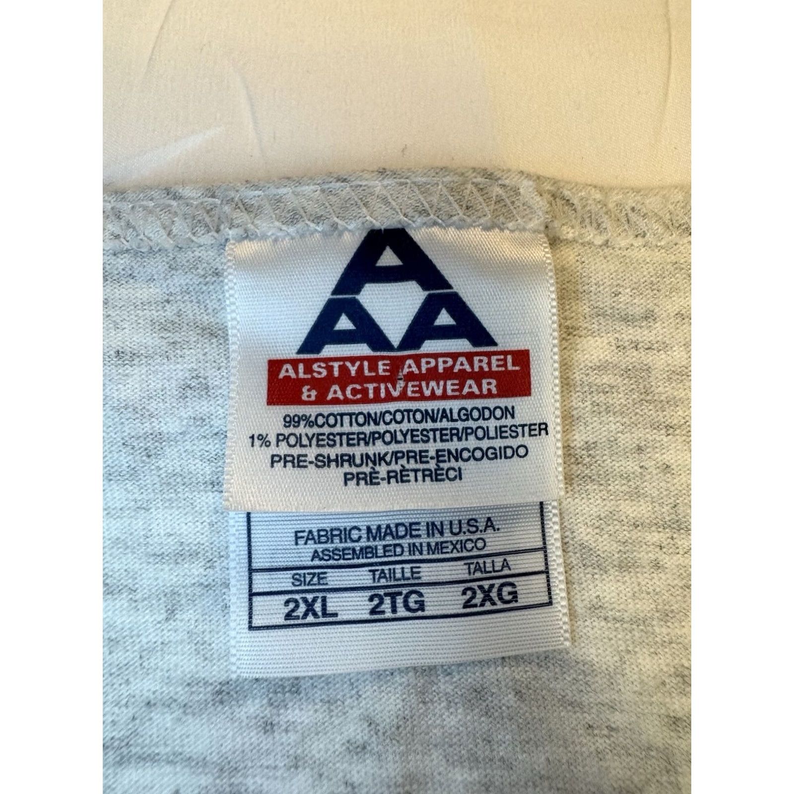 Vintage VINTAGE AllStyle Whale Watch Tank Top Gray 2XL Mens California 90s Tropical Graphic Print Sleeveless Shirt Size US XXL / EU 58 / 5 - 3 Thumbnail