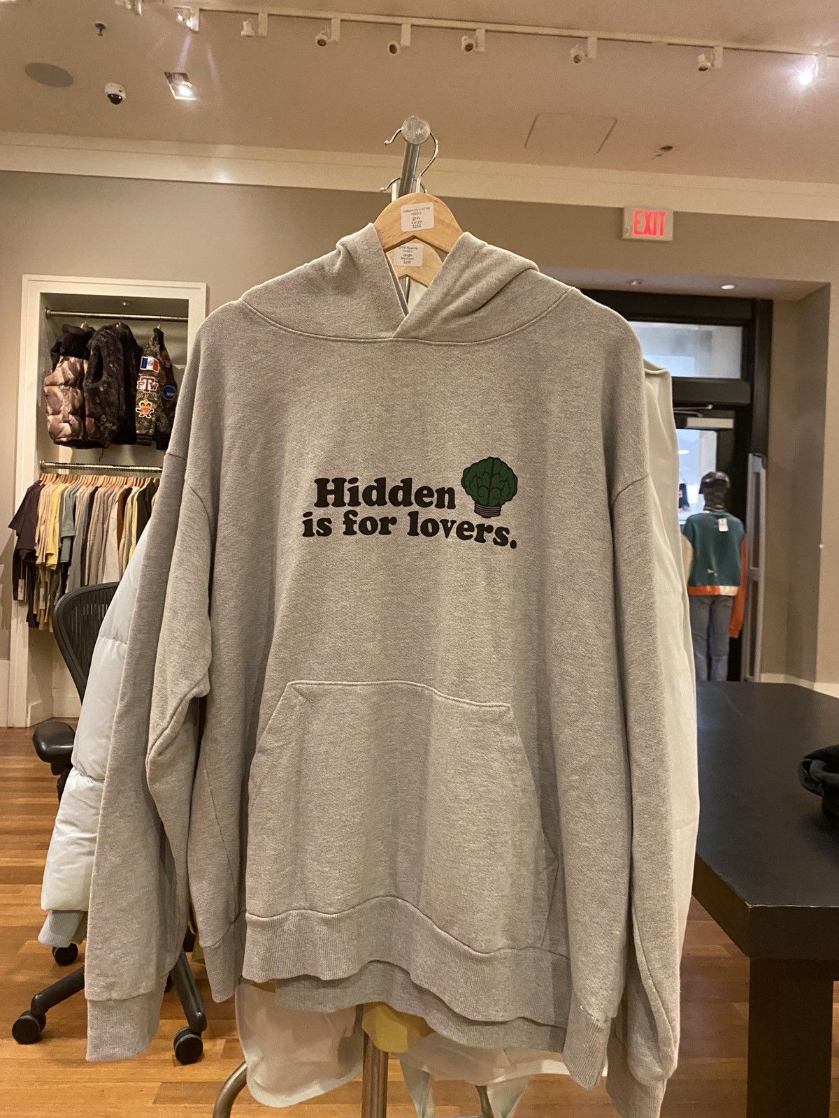 Hidden NY x N.E.R.D Lovers Hoodie Heather Grey