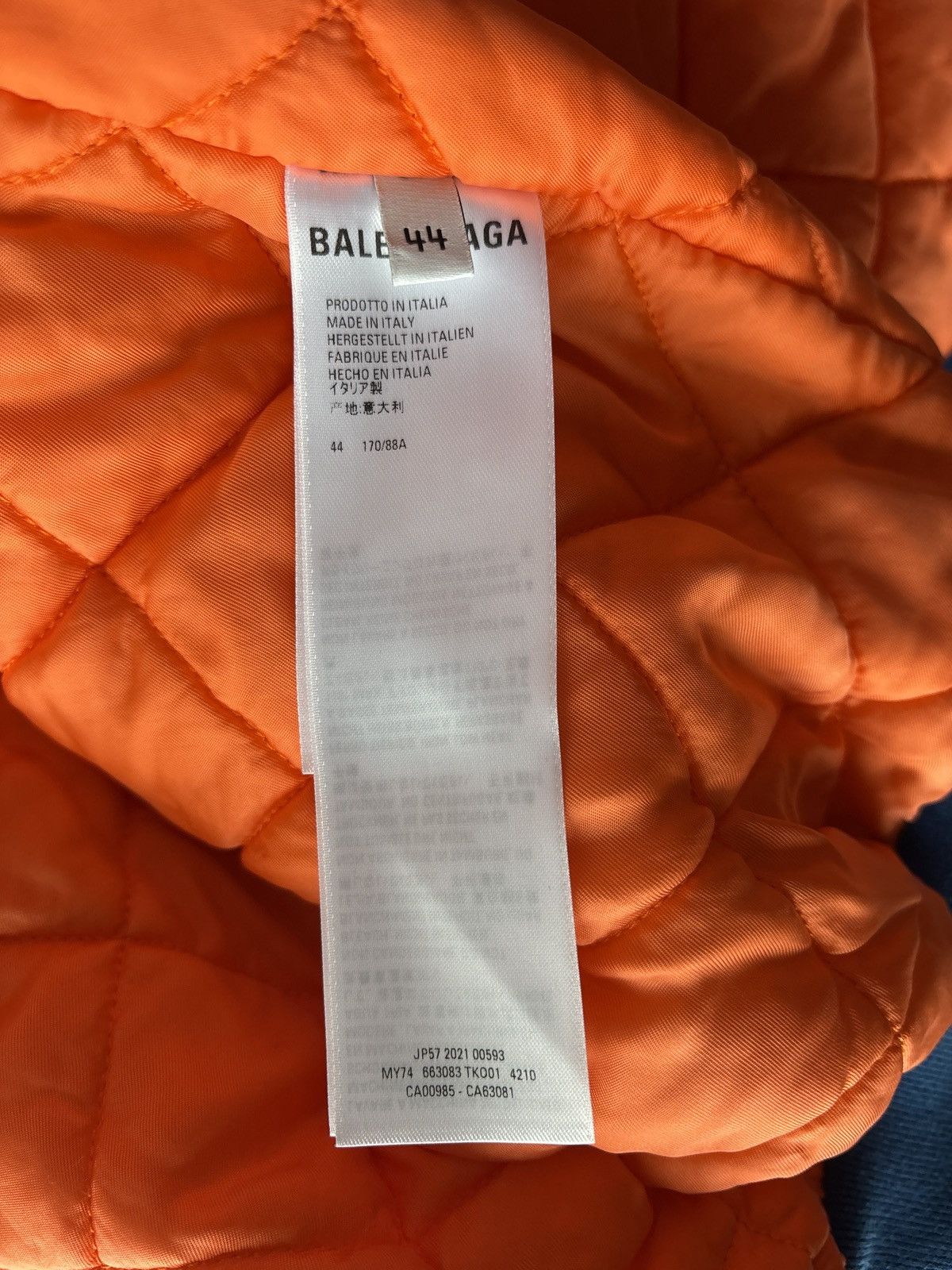 Balenciaga Balenciaga nasa bomber Size US S / EU 44-46 / 1 - 6 Thumbnail