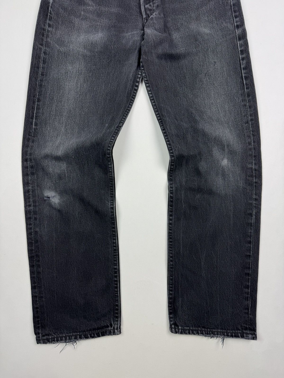 Levi's 1990’s Vintage Distressed Levi’s 501 Washed Gray Jeans Pants Size US 31 - 2 Thumbnail