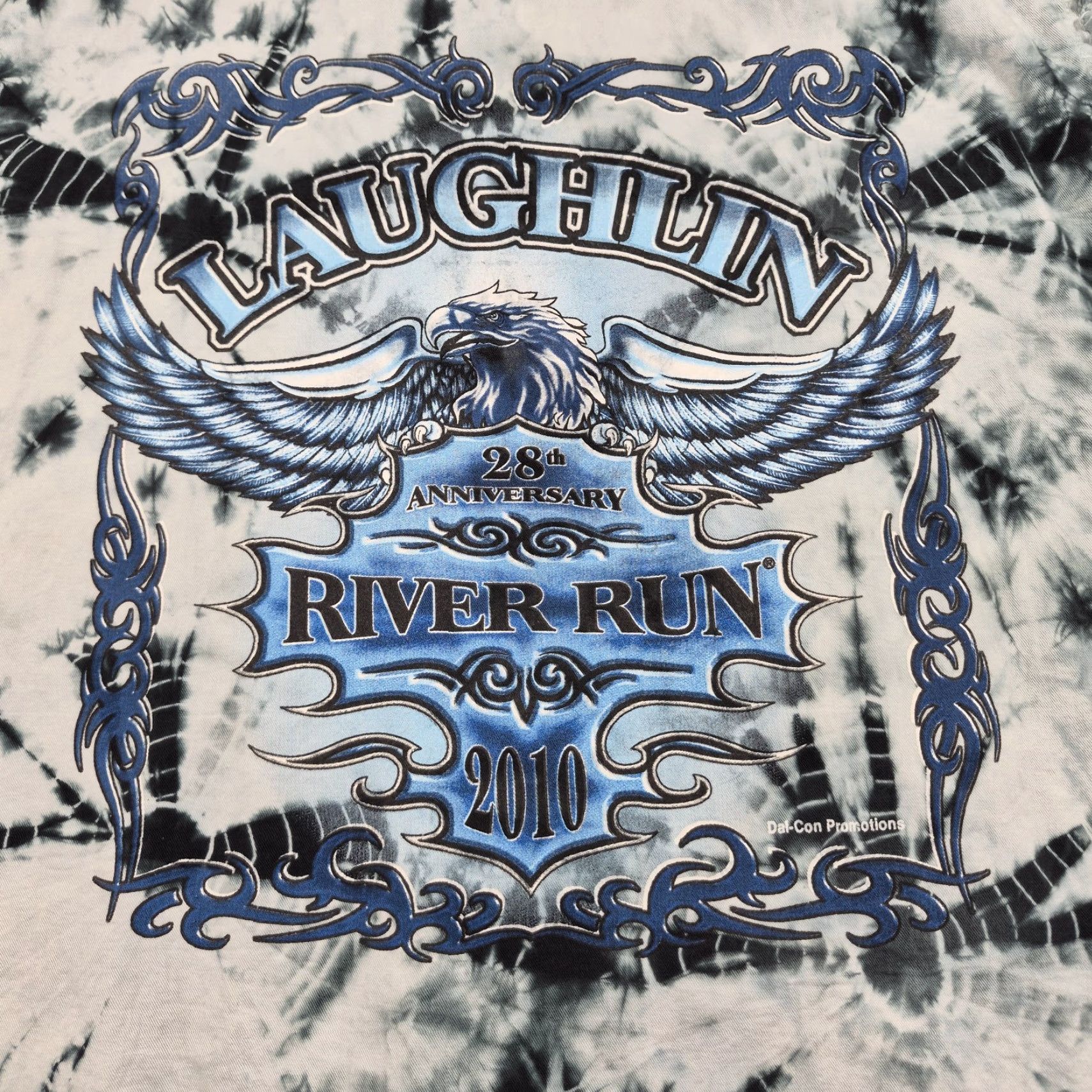 Vintage Laughlin River Run Shirt Mens XL Heavy Cotton Tie Dye Sleeveless Eagle 2010 Size US XL / EU 56 / 4 - 2 Thumbnail