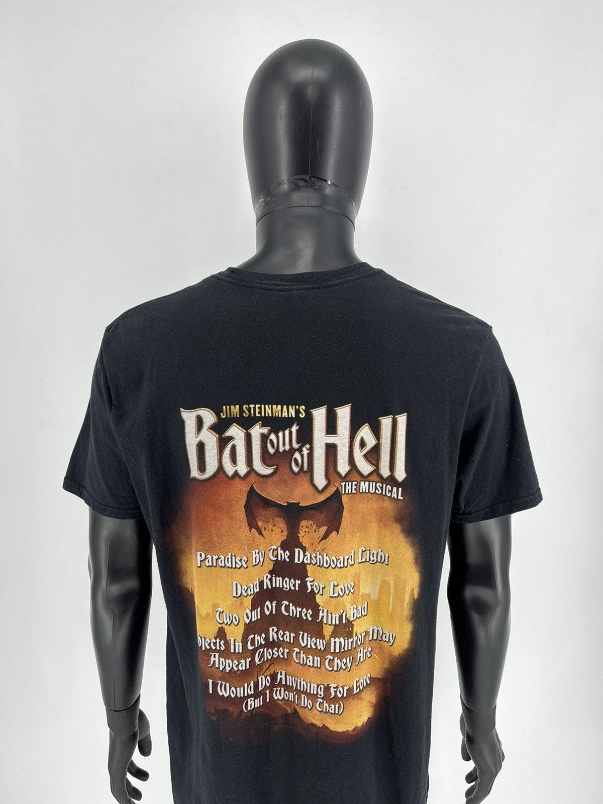 Band Tees Vintage Jim Steinmans Bat Out Of Hell / The Musical / Shirt Size US XL / EU 56 / 4 - 11 Thumbnail