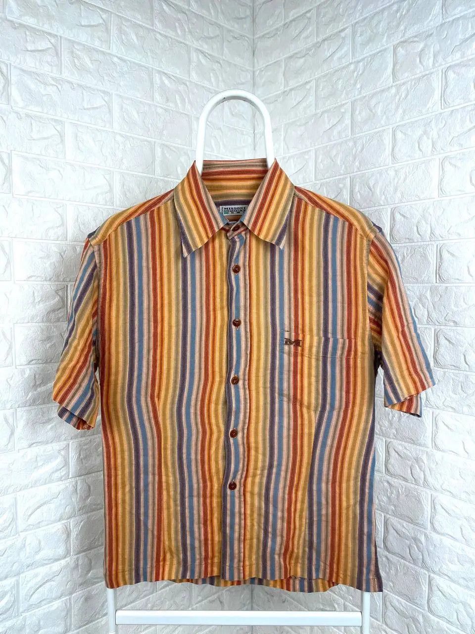 Missoni Missoni Sport Button Front Shirt Multicolor Striped Size US S / EU 44-46 / 1 - 1 Thumbnail