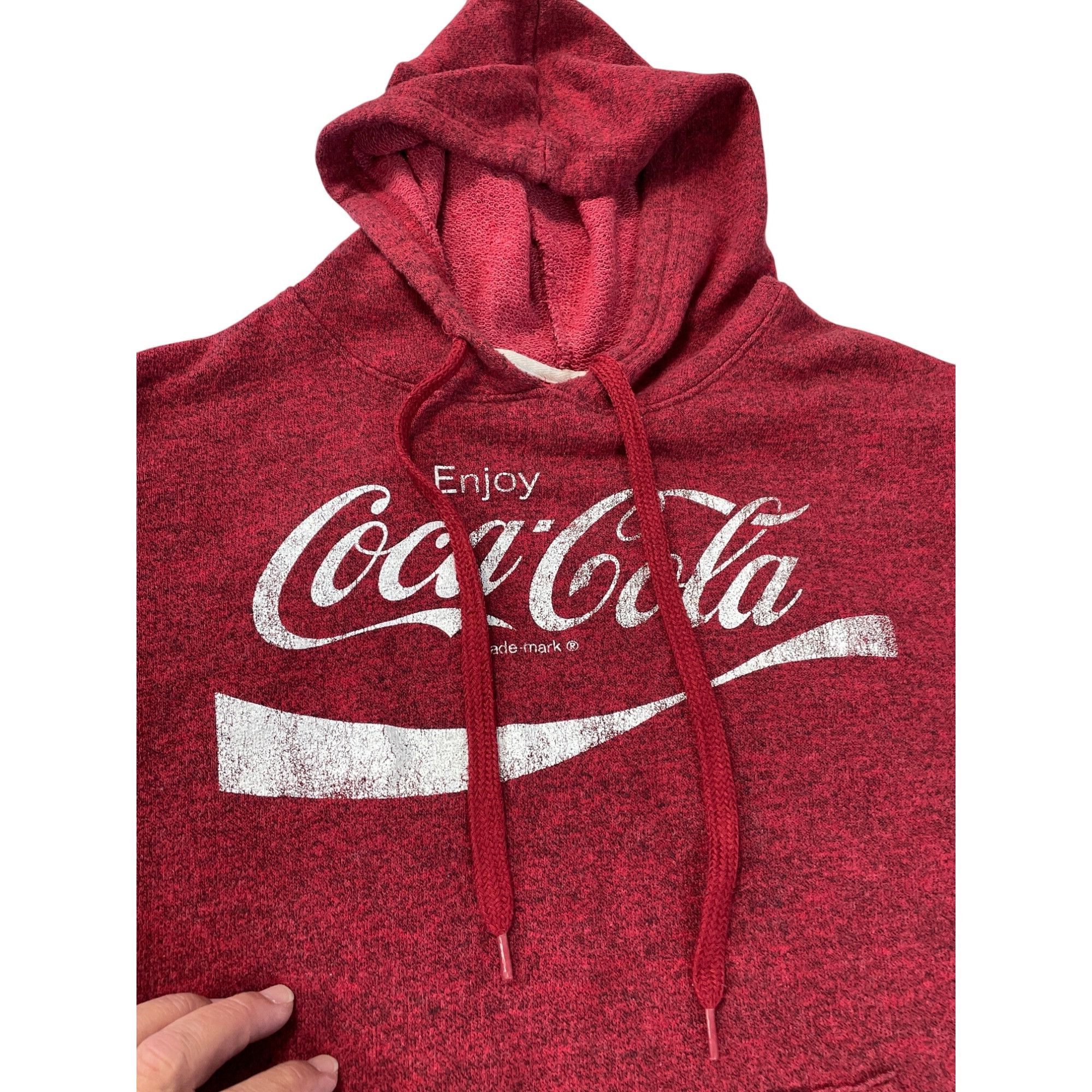 Coca Cola Coca-Cola Mens Red Hoodie Sweatshirt Pocket Drawstring SIze Size US M / EU 48-50 / 2 - 7 Thumbnail