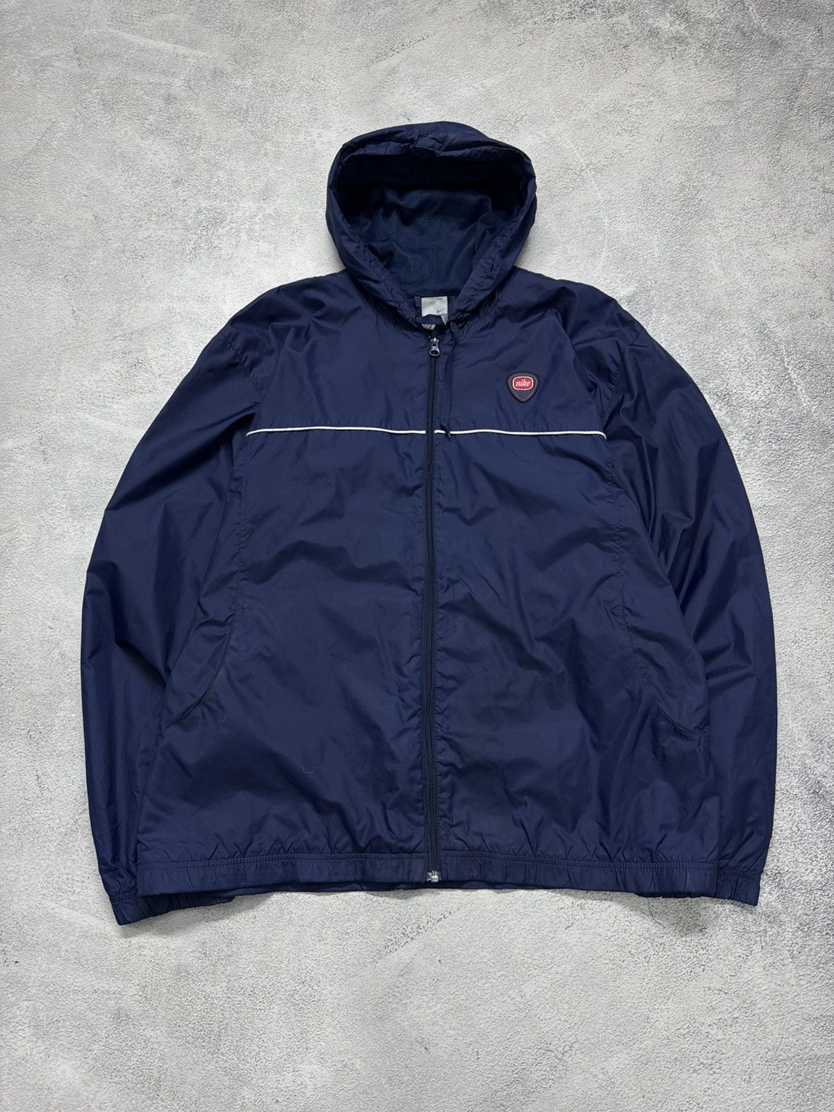 Nike Vintage Y2K Nike Nylon Mini Logo Jacket 00’s Size US XL / EU 56 / 4 - 3 Thumbnail