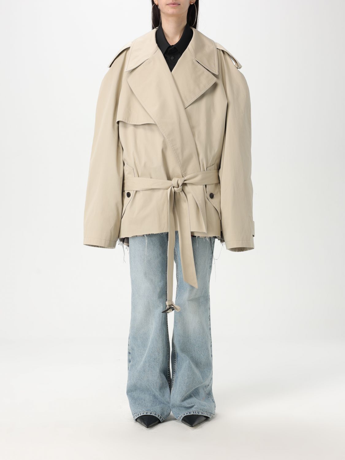Balenciaga Balenciaga Jacket Woman Beige Size M / US 6-8 / IT 42-44 - 1 Thumbnail