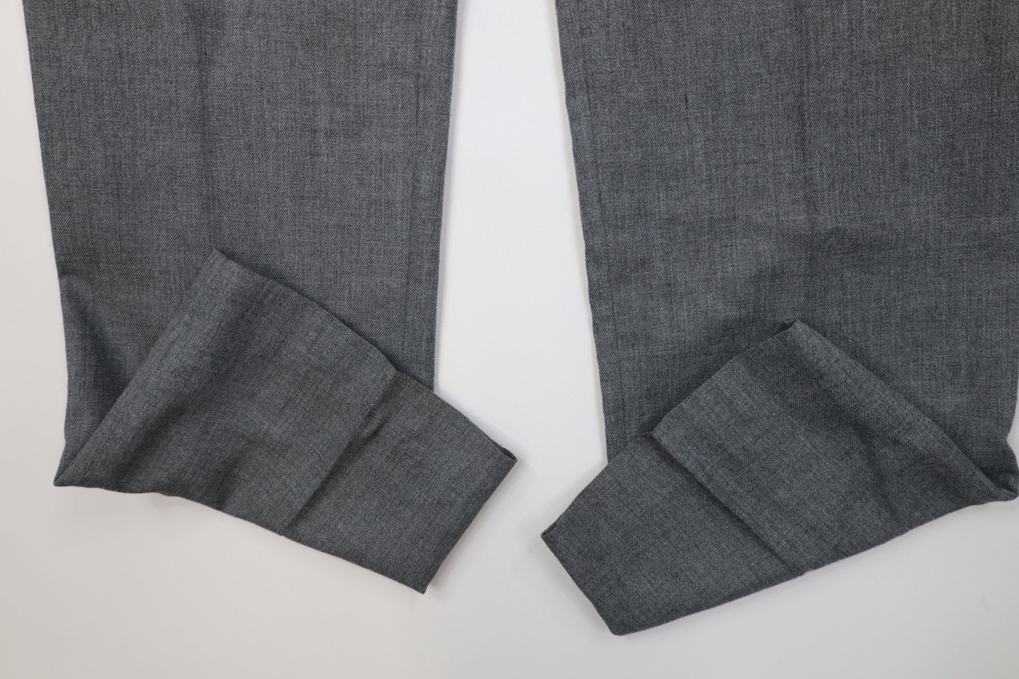 Vintage Vintage 70s Streetwear Knit Wide Leg Chino Pants Gray USA Size US 32 / EU 48 - 5 Thumbnail