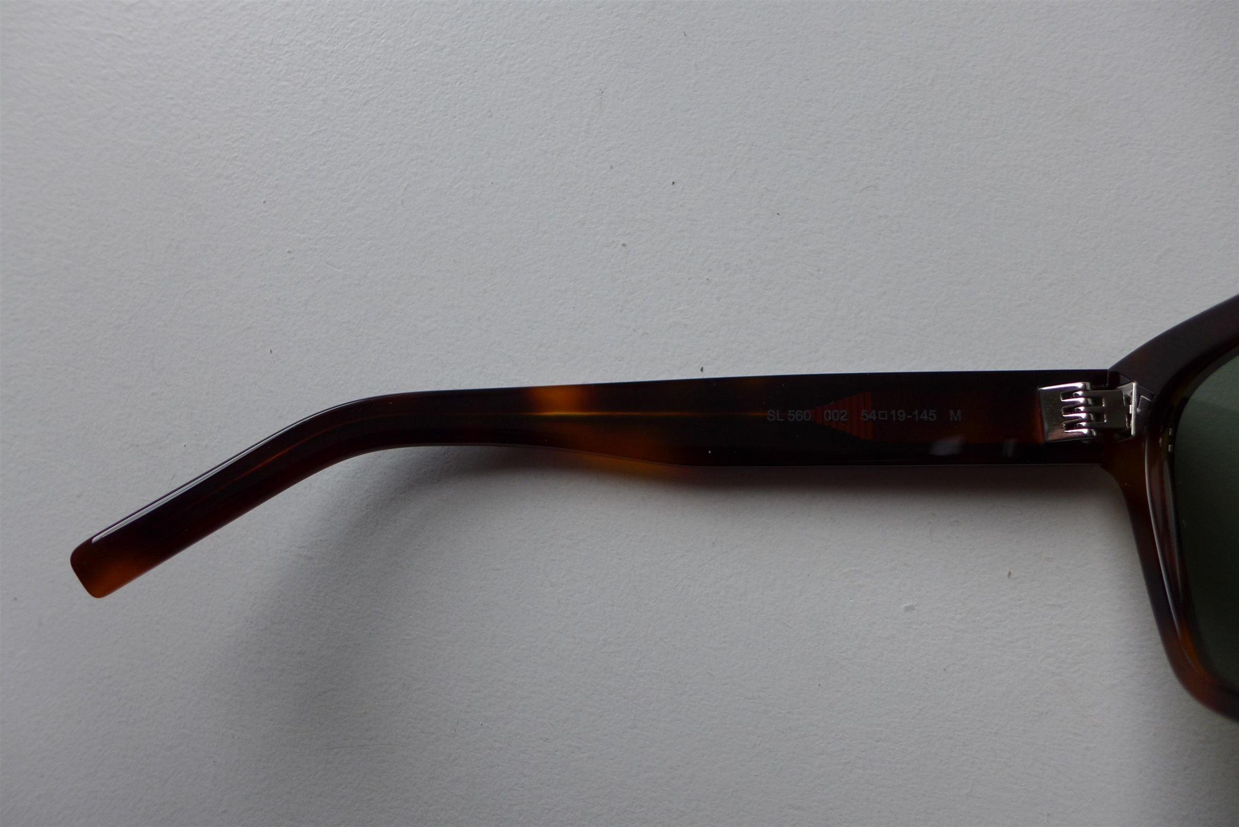 Saint Laurent Paris Saint Laurent SL560 Sunglasses - Tortoise Acetate Size ONE SIZE - 10 Thumbnail