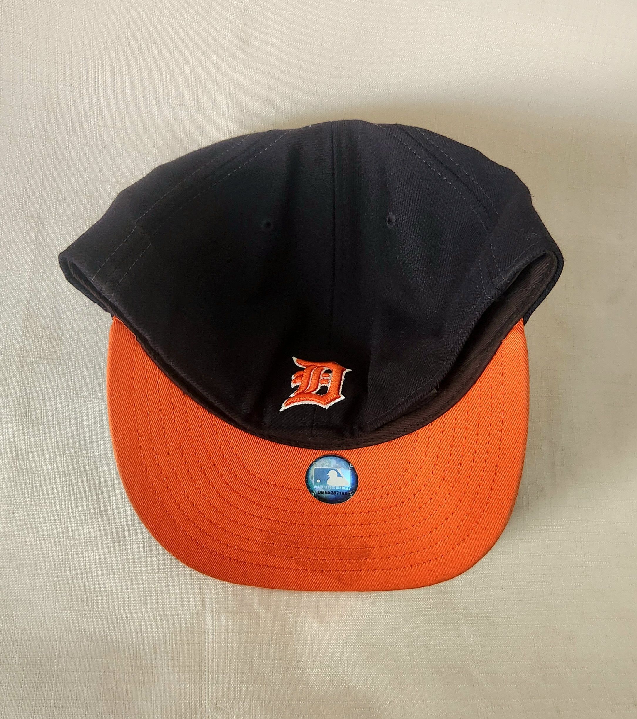 New Era New Era Detroit Tigers Hat Cap Fitted 100% Wool Blue Orange Size ONE SIZE - 3 Thumbnail