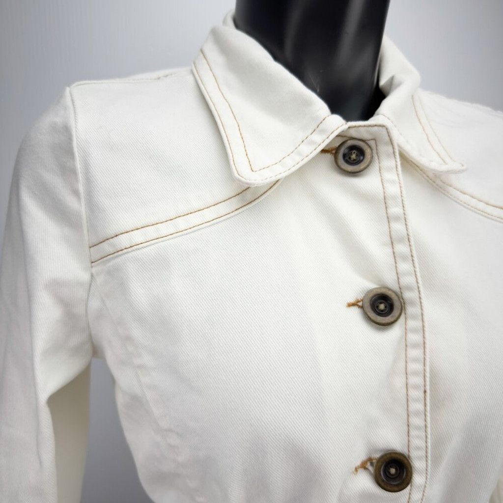 Rouje ROUJE Claude Safari Jacket White Belt Western French sz 34 Size XXS / US 00 / IT 34 - 2 Thumbnail