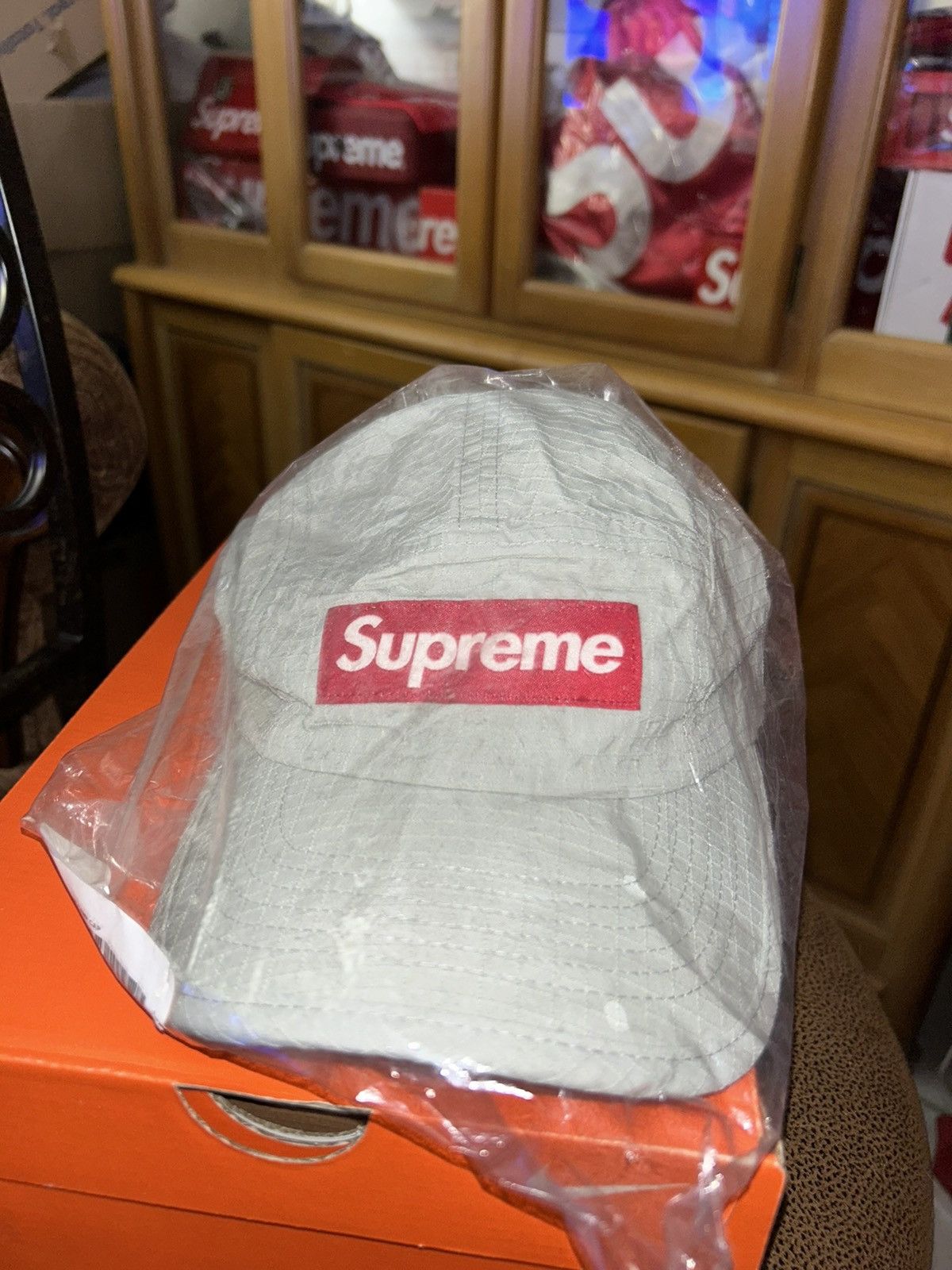 Supreme Supreme Glow Ripstop Camp Cap Grey FW22 NEW WITH TAGS Size ONE SIZE - 1 Thumbnail