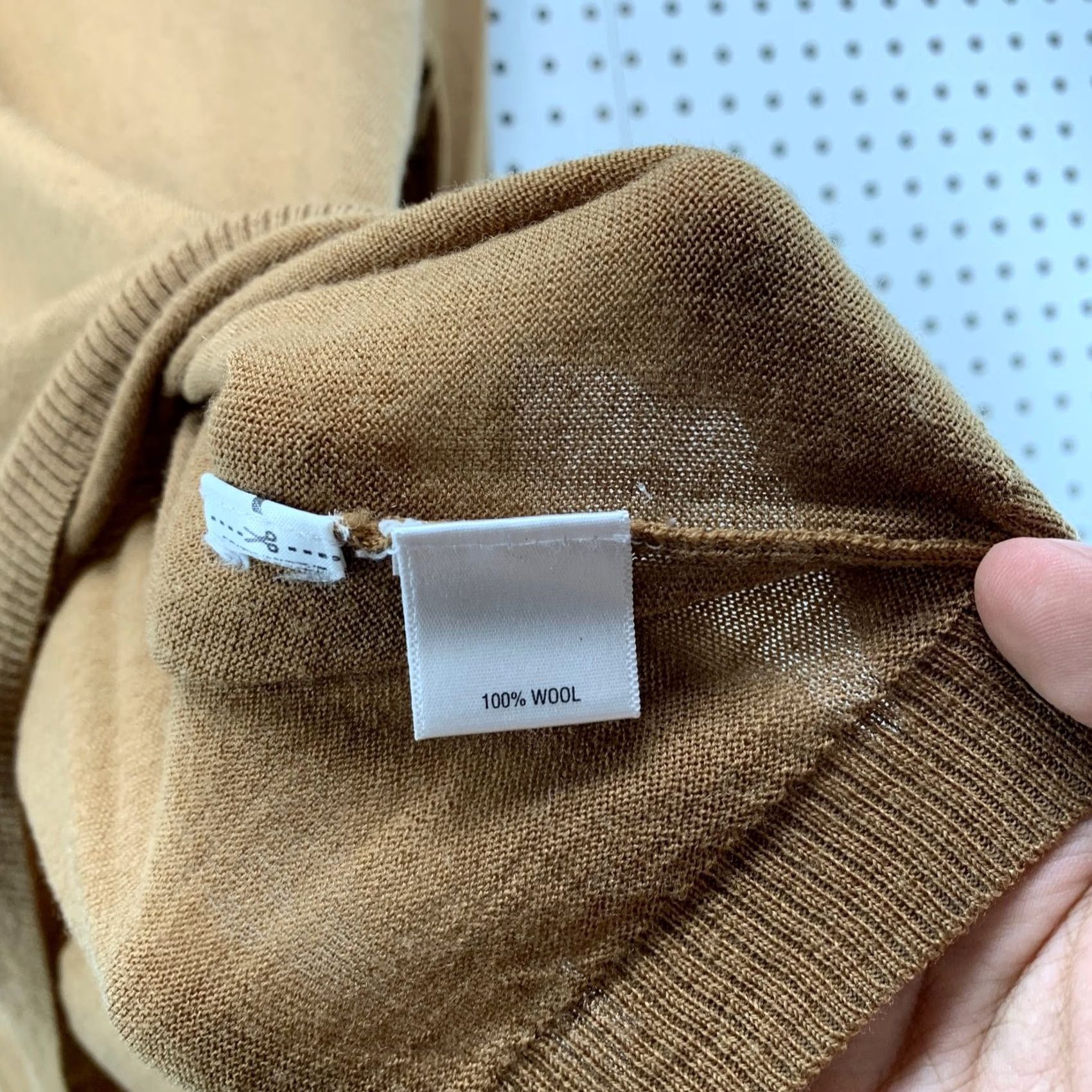 Vintage Victor Alfaro Merino Wool Sweater Womens M Brown V-Neck Extra Fine Merino Pullover Knit Wool Fall Winter Spring Boys? Size M / US 6-8 / IT 42-44 - 6 Thumbnail