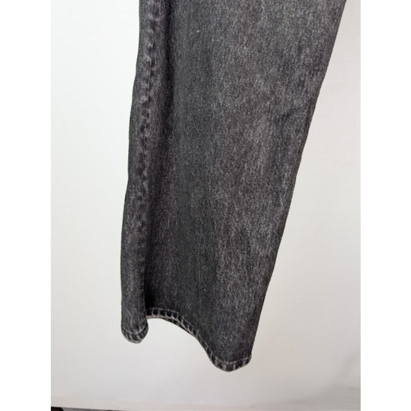 Balenciaga o1rshd1 Trompe L'oeil Fleece Denim Pants in Black Size US 30 / EU 46 - 9 Thumbnail
