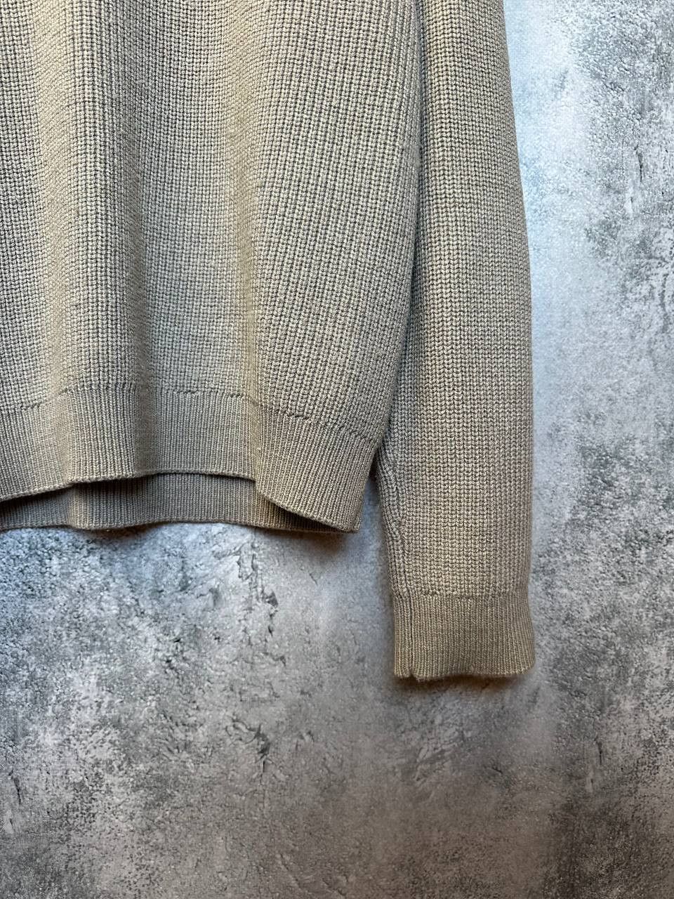 Reiss Reiss Fort 1/4 Zip Knit Sweater Beige Long Sleeve Jumper Size US L / EU 52-54 / 3 - 9 Thumbnail