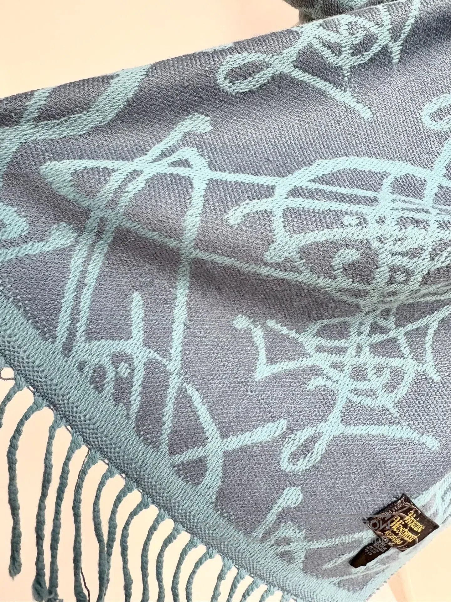 Vivienne Westwood Vivienne Westwood Vintage Blue Print Scarf. Size ONE SIZE - 5 Thumbnail