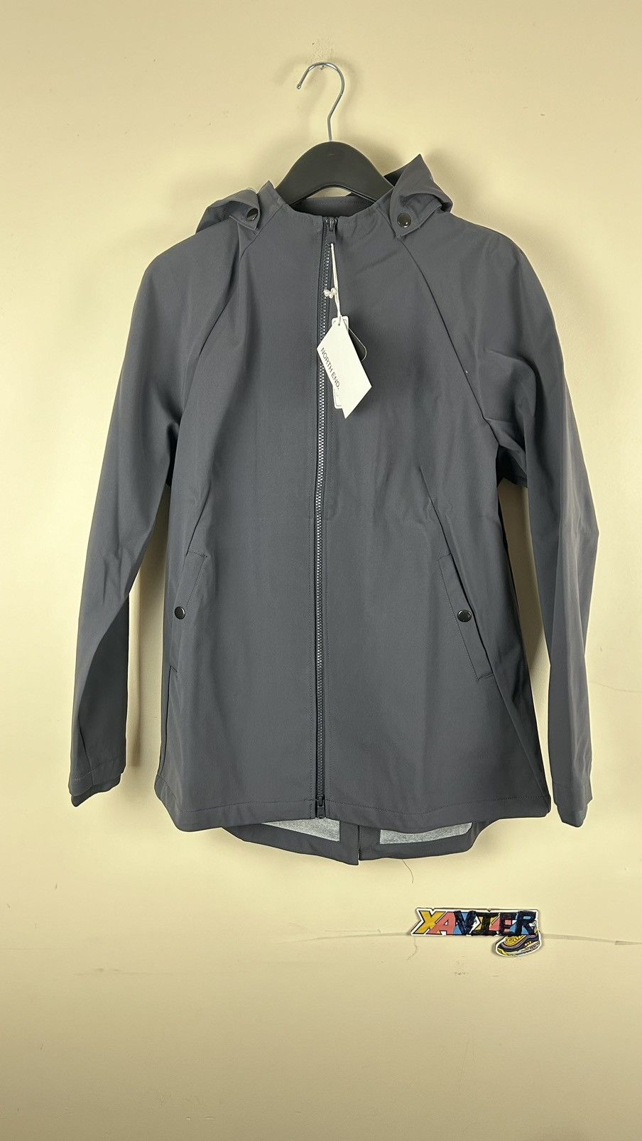 Vintage Soft Shell Jacket Medium Women Charcoal Size M / US 6-8 / IT 42-44 - 1 Thumbnail