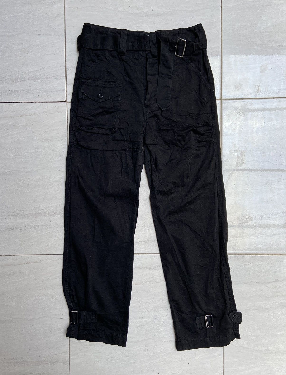 image of Issey Miyake x Zucca Black Long Pants, Men's (Size 30)