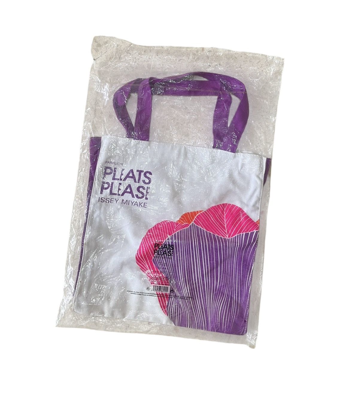 Issey Miyake Vintage issey miyake pleats please parfums canvas tote bag Size ONE SIZE - 4 Thumbnail